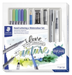 Staedtler Handlettering + set acuarele ass (11)